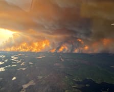 Kanada'nın Manitoba eyaletinde orman yangınları nedeniyle acil durum