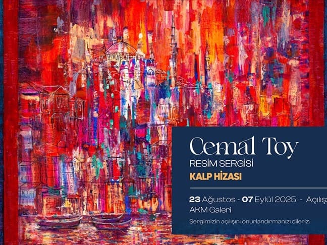 Ressam Cemal Toy'un "Kalp Hizası" sergisi AKM'de 