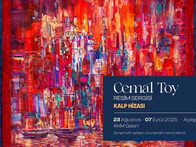 Ressam Cemal Toy'un "Kalp Hizası" sergisi 23 Ağustos'ta AKM'de