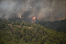 Adana'da yangın söndürme uçağı düştü: 2 pilot yaralandı