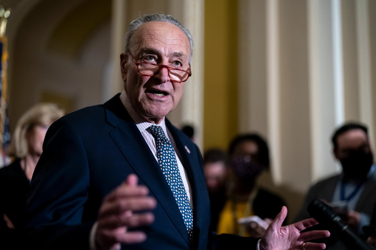 ABD Senatosu Azınlık Lideri Chuck Schumer - AP