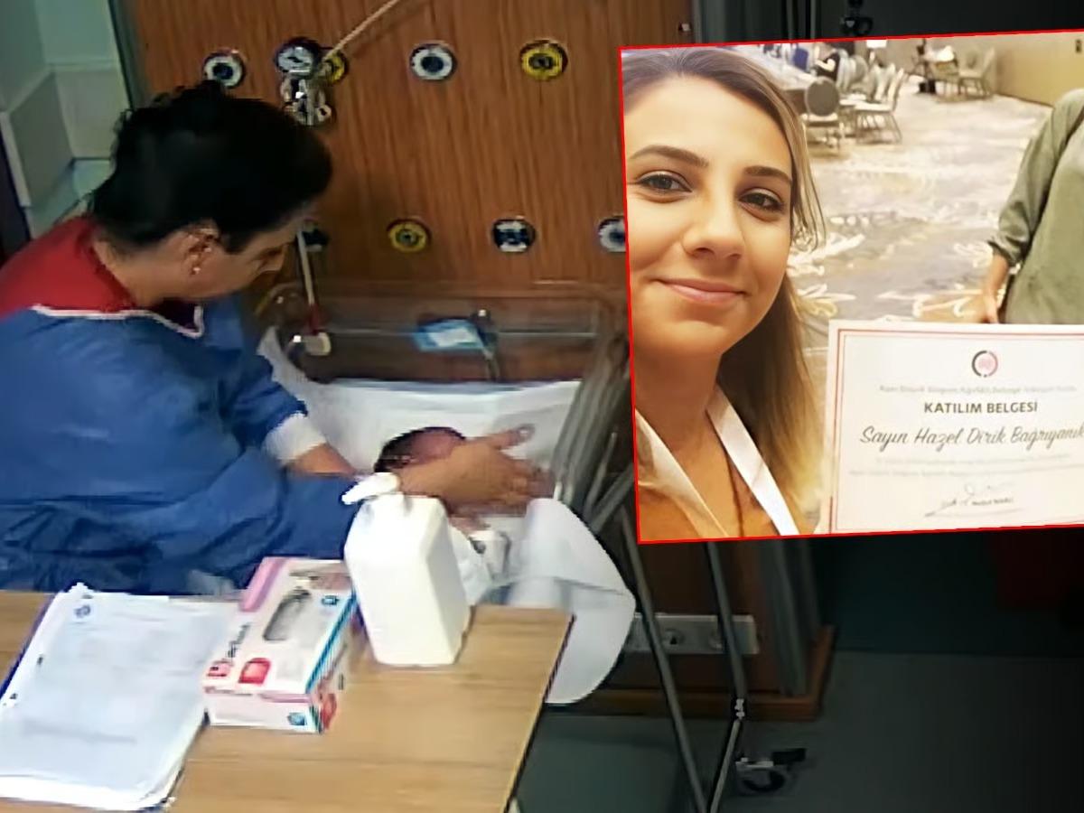 Vicdansız hemşire bir bebeği daha darbetmiş