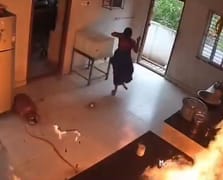 Facianın eşiğinden dönüldü: Gaz sızdıran tüp patladı