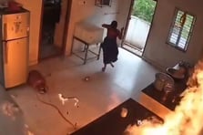 Facianın eşiğinden dönüldü: Gaz sızdıran tüp patladı