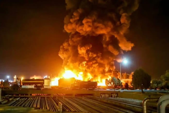 Şiraz'da LPG dolum tesisinde patlama: 9 yaralı