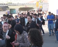 Otobüs duraklarında yoğunluk yaşanıyor