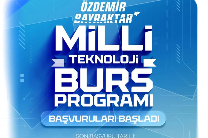 Milli Teknoloji Burs Programı başladı: 5000 öğrenciye çeşitli kategorilerde burs verilecek