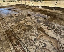 Elazığ'da tarlada 1700 yıllık Roma hamamı bulundu