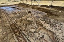 Elazığ'da tarlada 1700 yıllık Roma hamamı bulundu