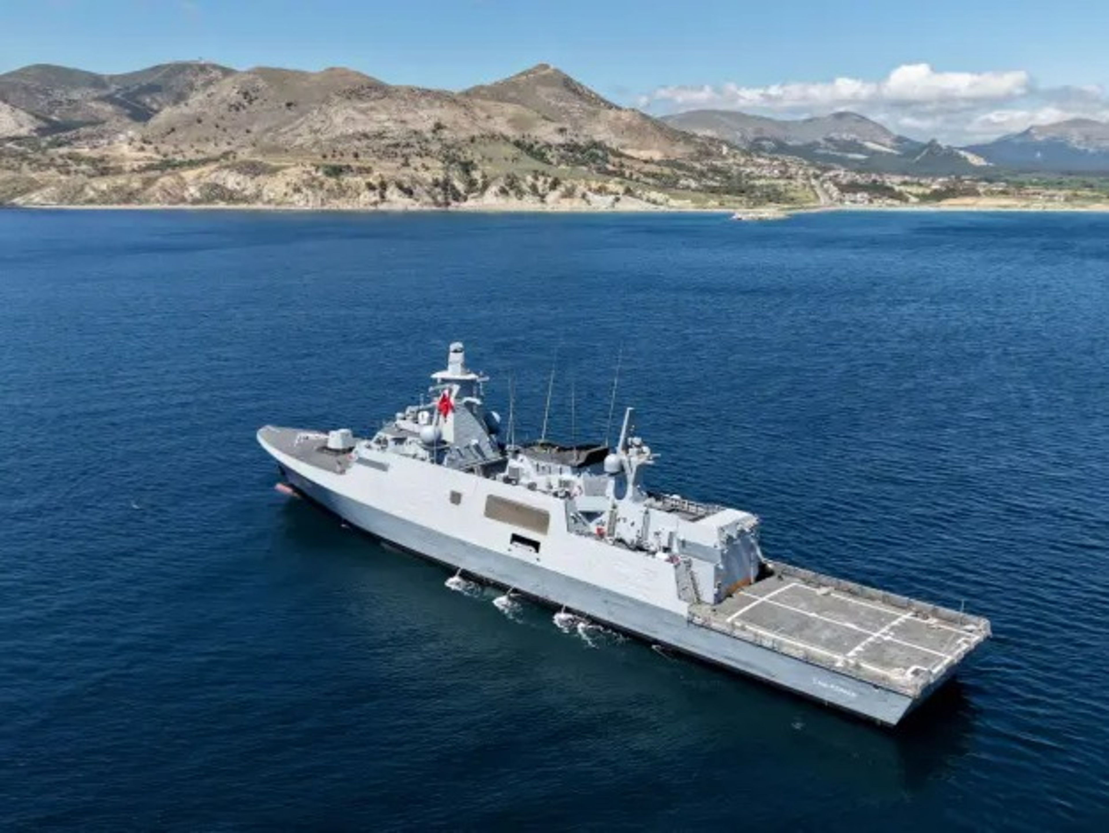 TCG Koçhisar Türk Deniz Kuvvetleri envanterine girdi