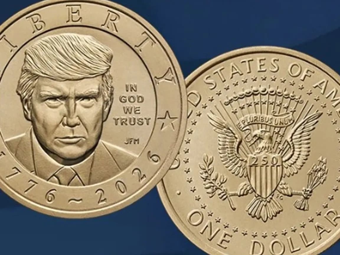 Trump'ın resmi paraya basıldı
