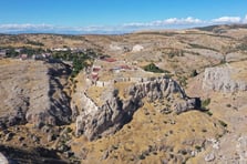 Harput Kalesi'ndeki Roma Dönemine ait gizli geçidin restorasyonu tamamlandı