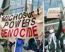 Microsoft çalışanlarından Gazze eylemi