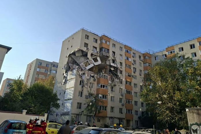 Bükreş'teki bir apartman dairesinde patlama meydana geldi