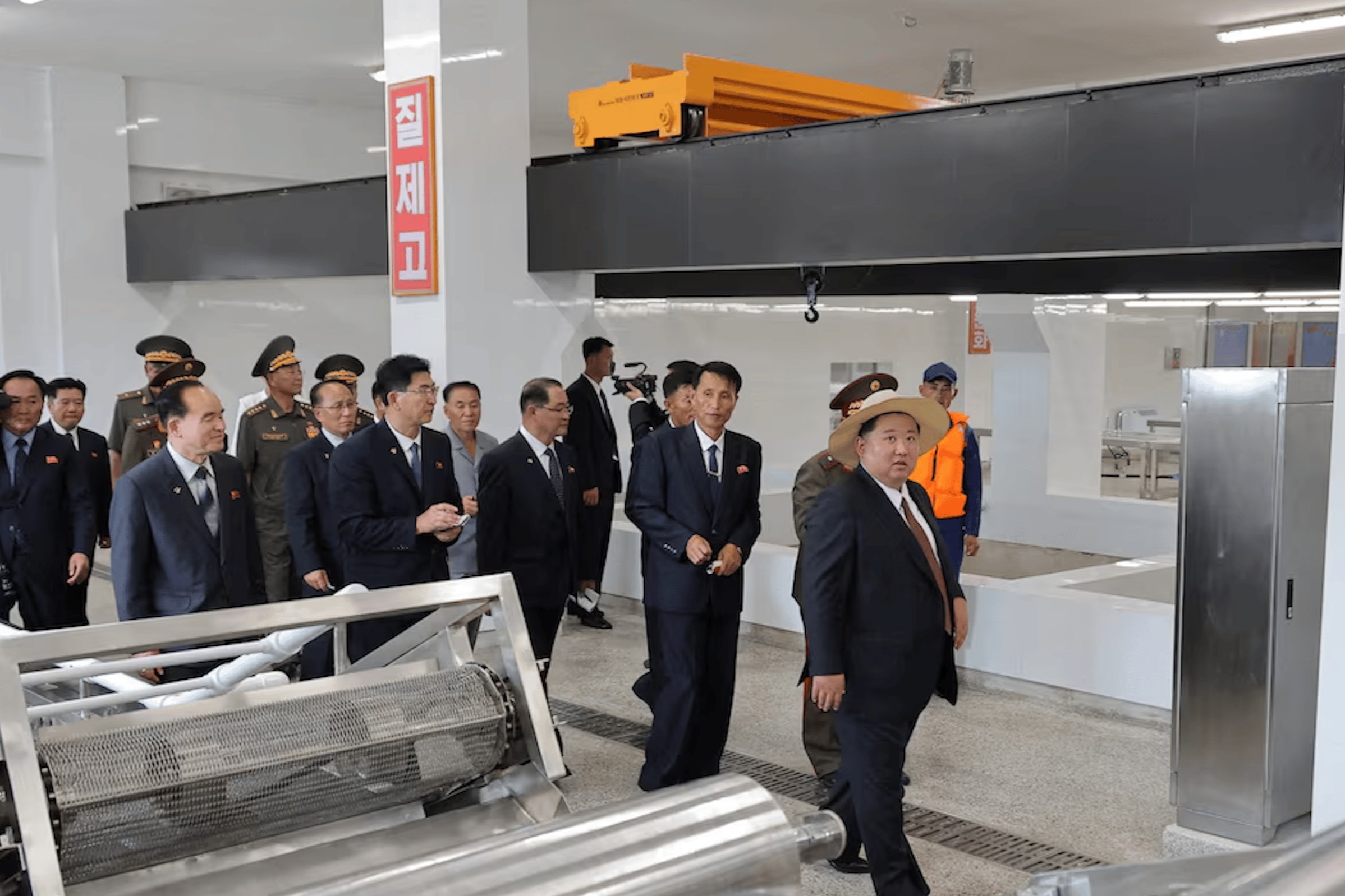 Kim Jong Un Showcases Missile Factory Before Beijing Parade