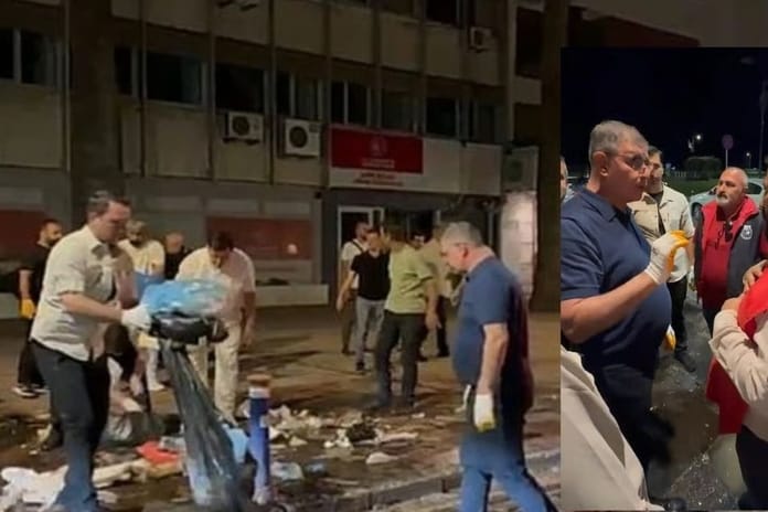 İzmir'de çöp krizi büyüyor: Belediye Başkanı çöp topluyor, işçiler grevde kararlı