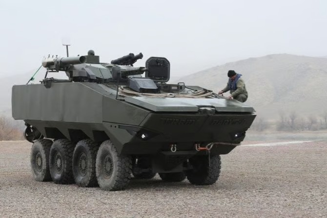 Kazakistan, amfibi zırhlı aracına kamikaze İHA entegre etti