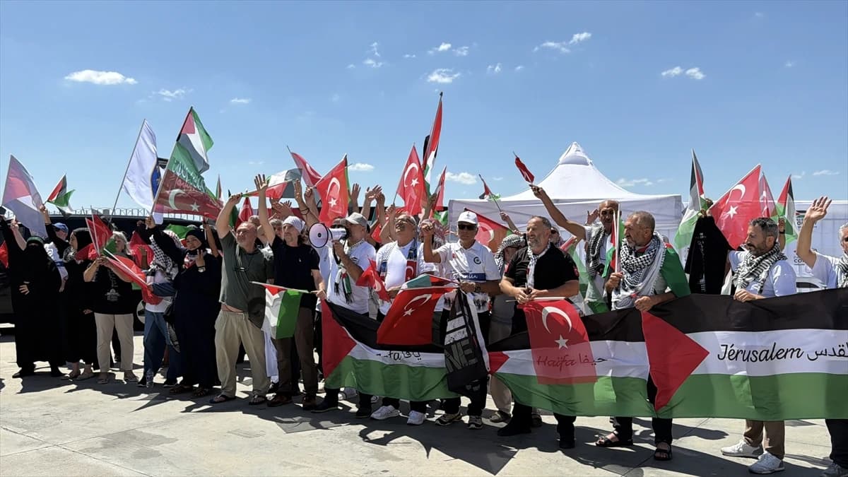 Bosna Hersek'ten hareket eden "Filistin Konvoyu" Türkiye'ye giriş yaptı