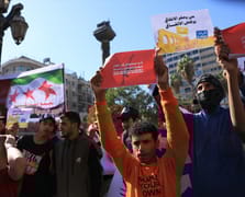 Şam ve Halep'te binlerce Suriyeli terör örgütü PKK/YPG'yi protesto etti