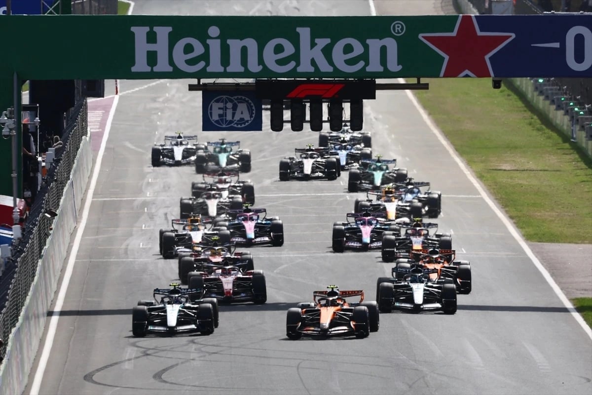 Zandvoort'ta vedanın sonunda Norris vardı