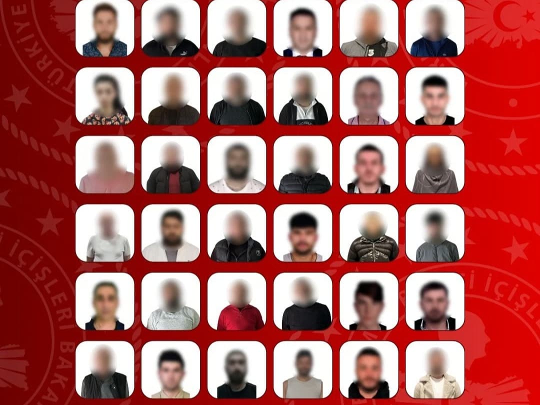 Kırmızı bültenle aranan 41 suçlu yakalandı
