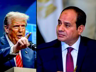 Eyptian President Begs Trump "Only You Can Stop the War"