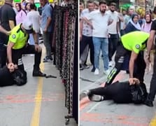 Yaz ortasında montu şüphe uyandırdı üzerinden kurusıkı tabanca çıktı