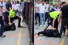 Yaz ortasında montu şüphe uyandırdı üzerinden kurusıkı tabanca çıktı