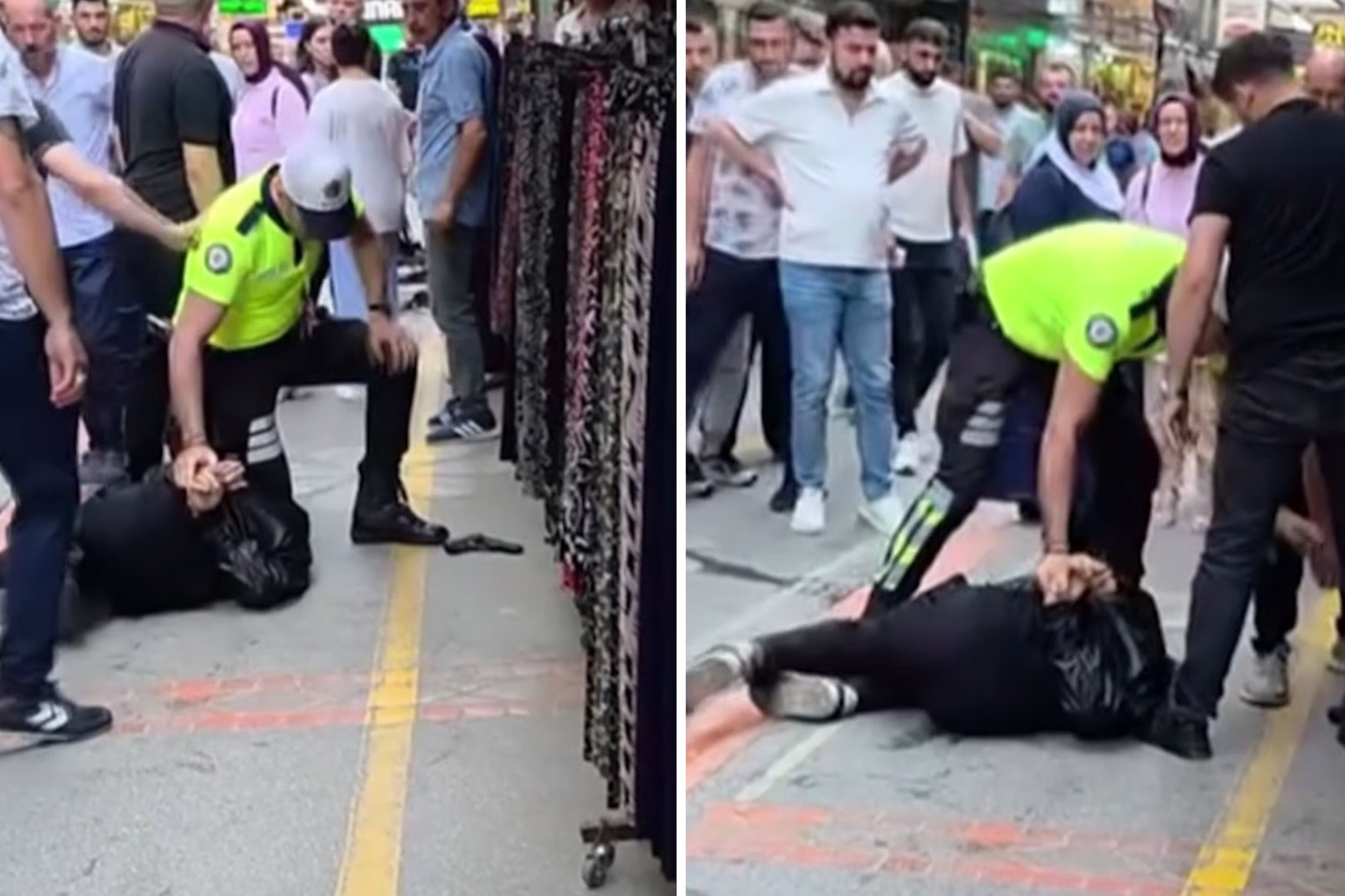 Yaz ortasında montu şüphe uyandırdı üzerinden kurusıkı tabanca çıktı