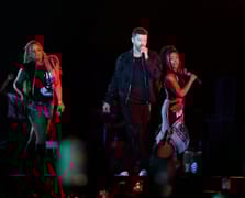 Dünyaca ünlü şarkıcı Justin Timberlake, İstanbul'da konser verdi