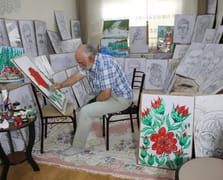 Psikologların resim çizmeye yönlendirdiği Veysel Tanın'ın hayatı değişti