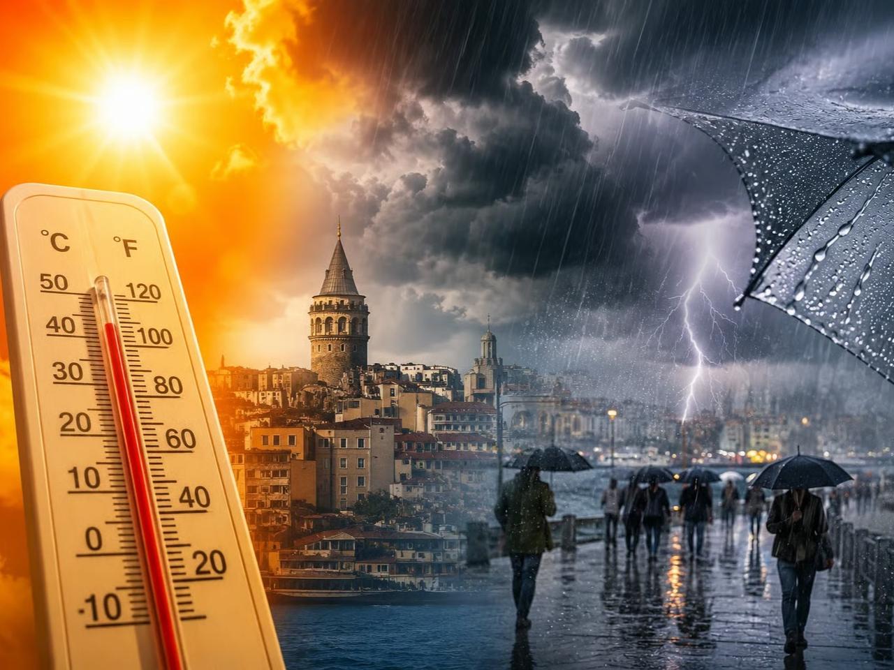 Meteoroloji'den 9 Ağustos için saatli sağanak uyarısı!