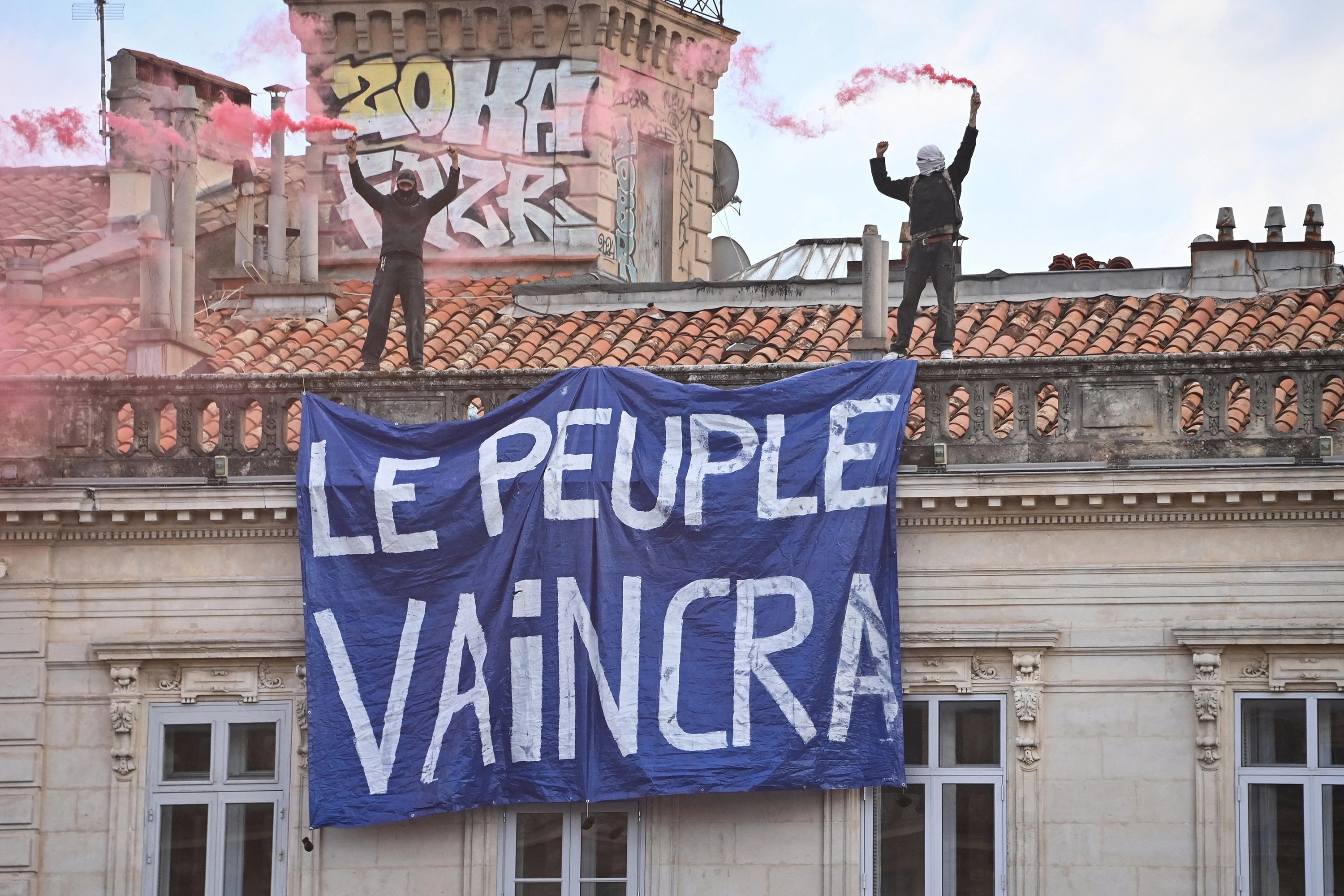 A demonstration to protest against the high cost of living in Paris, Oct. 17, 2026 - AFP
