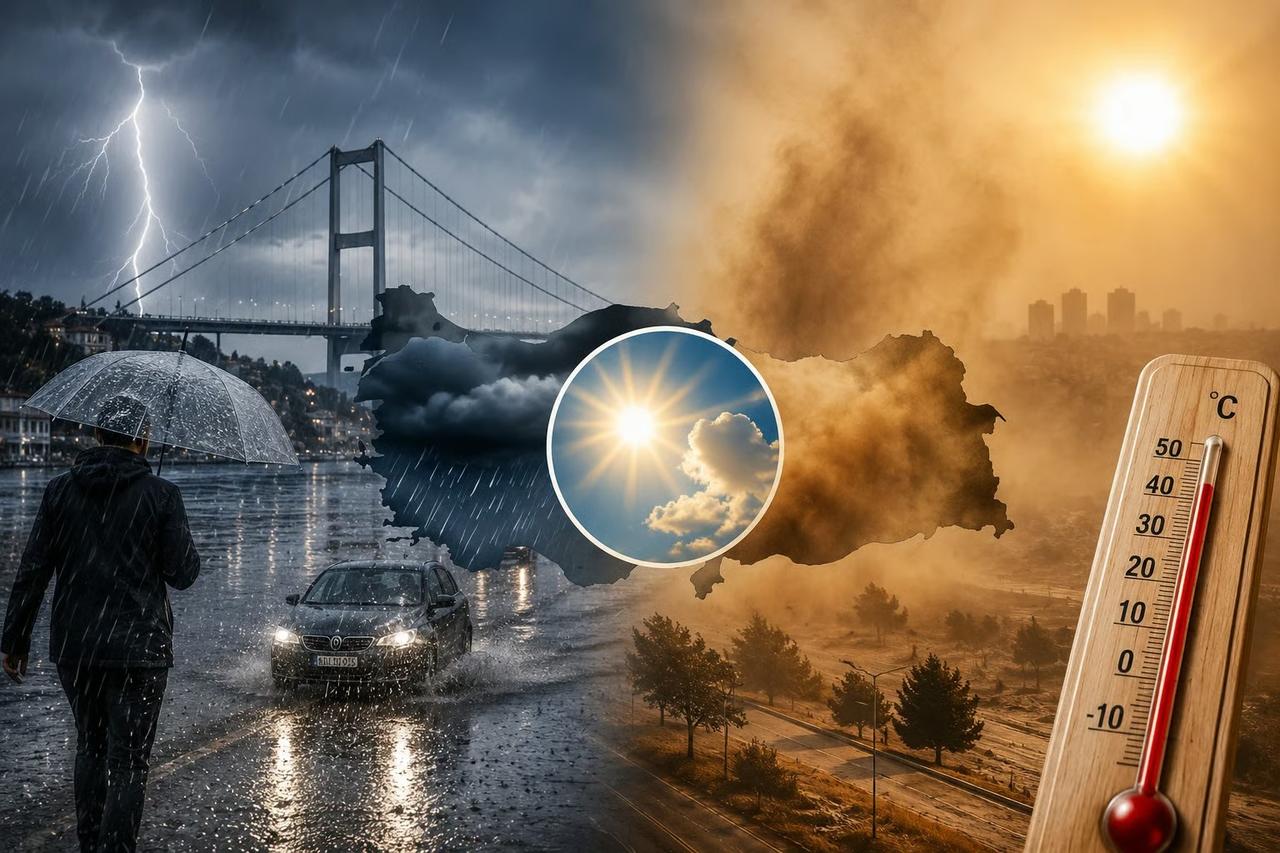 İstanbul'a sağanak geliyor! Meteoroloji'den yeni uyarı