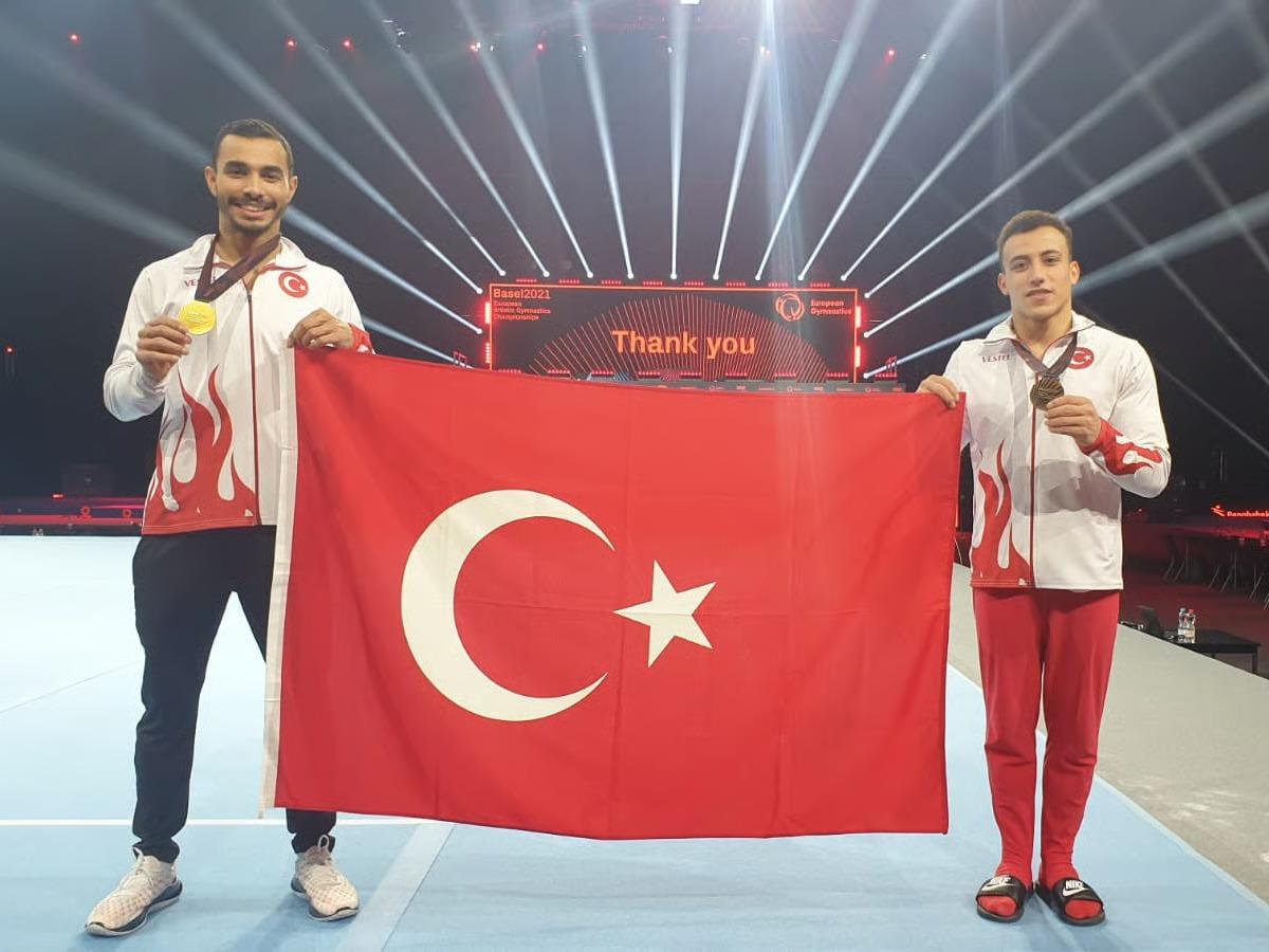 Milli cimnastikçilerden altın madalya