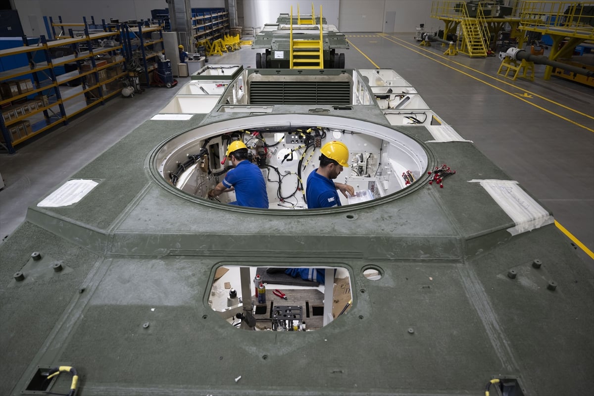 BMC Savunma ve BMC Power'ın üretim hattı