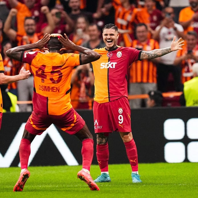 Galatasaray'ın skor yükü Icardi ve Osimhen'de