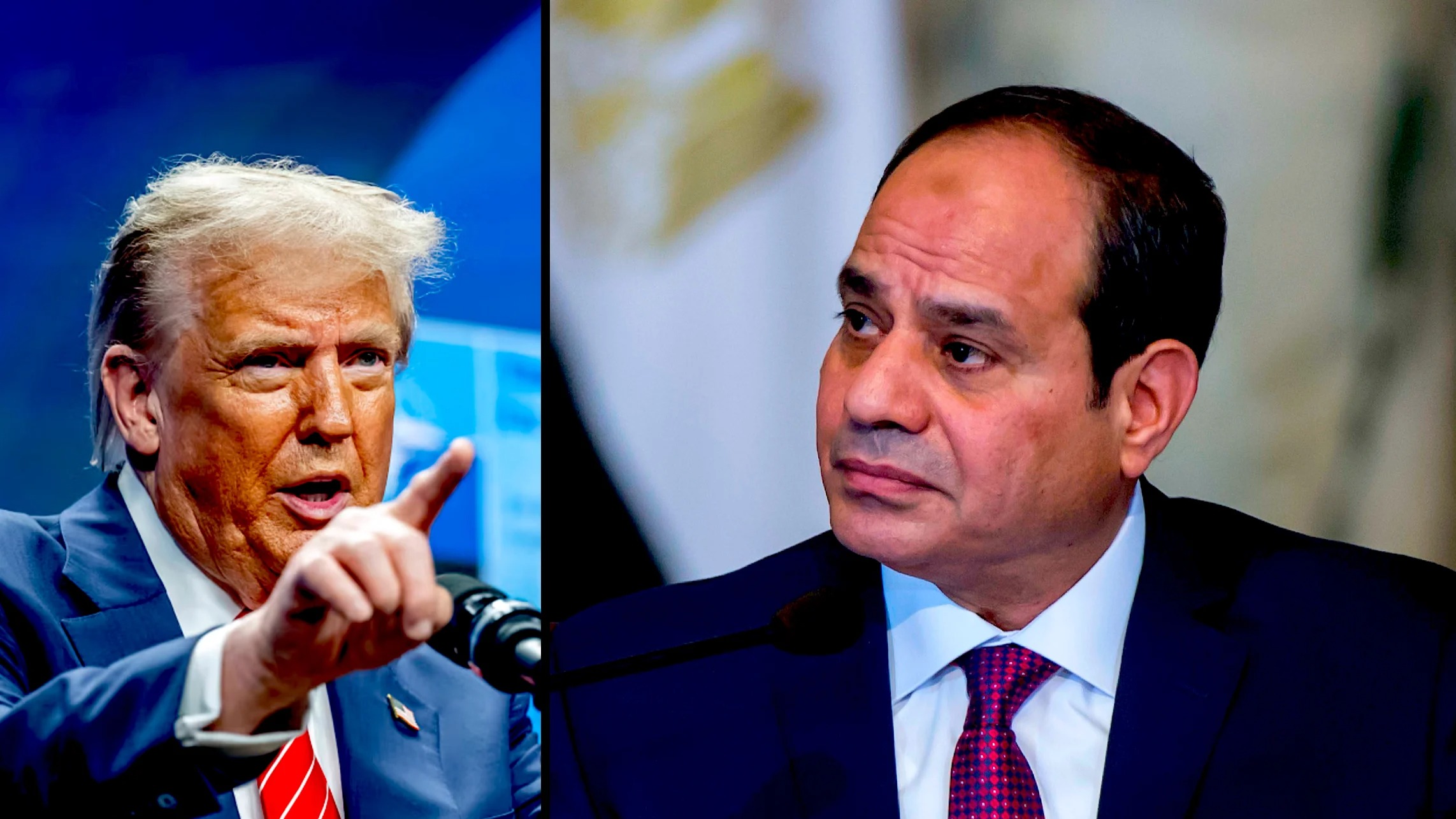 Eyptian President Begs Trump "Only You Can Stop the War"