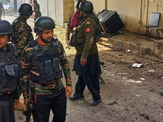 Pakistan FC Facility Hit by Suicide Bombers