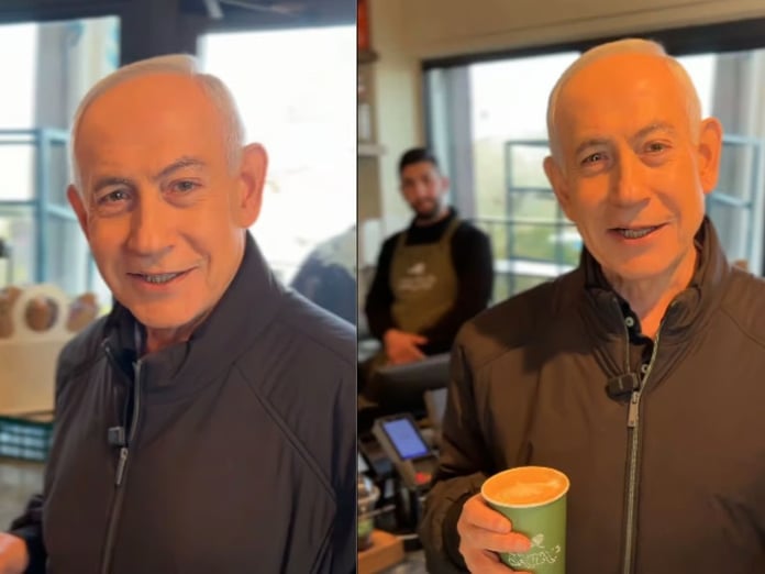 Öldüğü iddia edilen Netanyahu kahve dükkanında ortaya çıktı