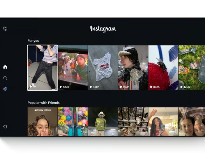 Instagram Reels videoları akıllı televizyon ekranlarına taşındı
