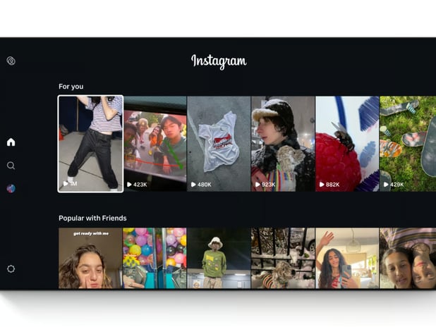 Instagram Reels videoları akıllı televizyon ekranlarına taşındı