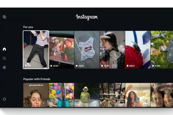 Instagram Reels videoları akıllı televizyon ekranlarına taşındı