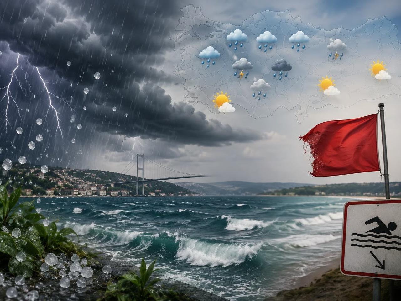 Meteoroloji: İstanbul'da denize girmek yasaklanabilir!