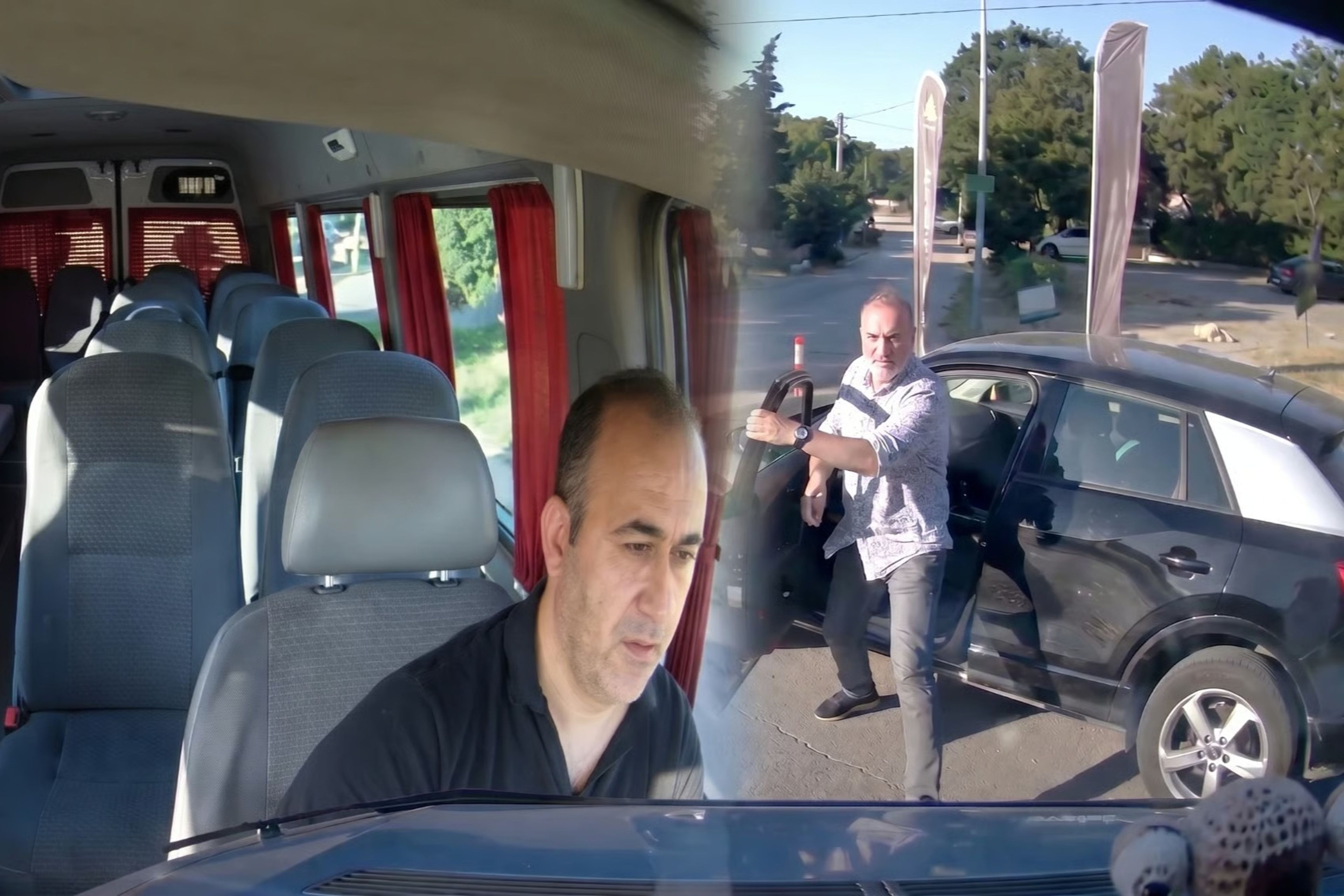 Sakarya’da trafikte savcı ile minibüs şoförü birbirine girdi