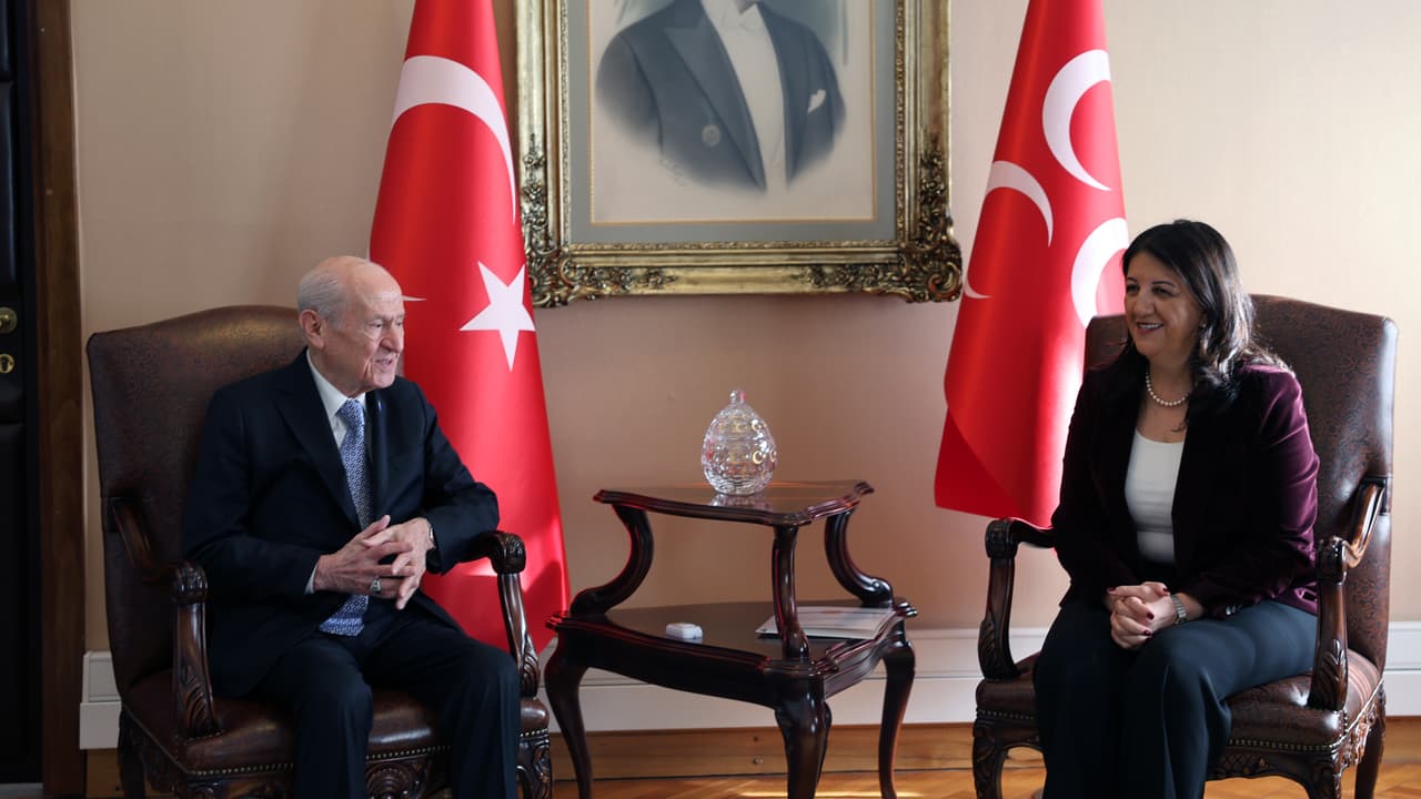 MHP lideri Bahçeli'den DEM Parti'ye kabul: "Her cümlesine imzamı atıyorum"