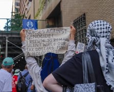 New York'ta Filistin'e destek gösterisi düzenlendi