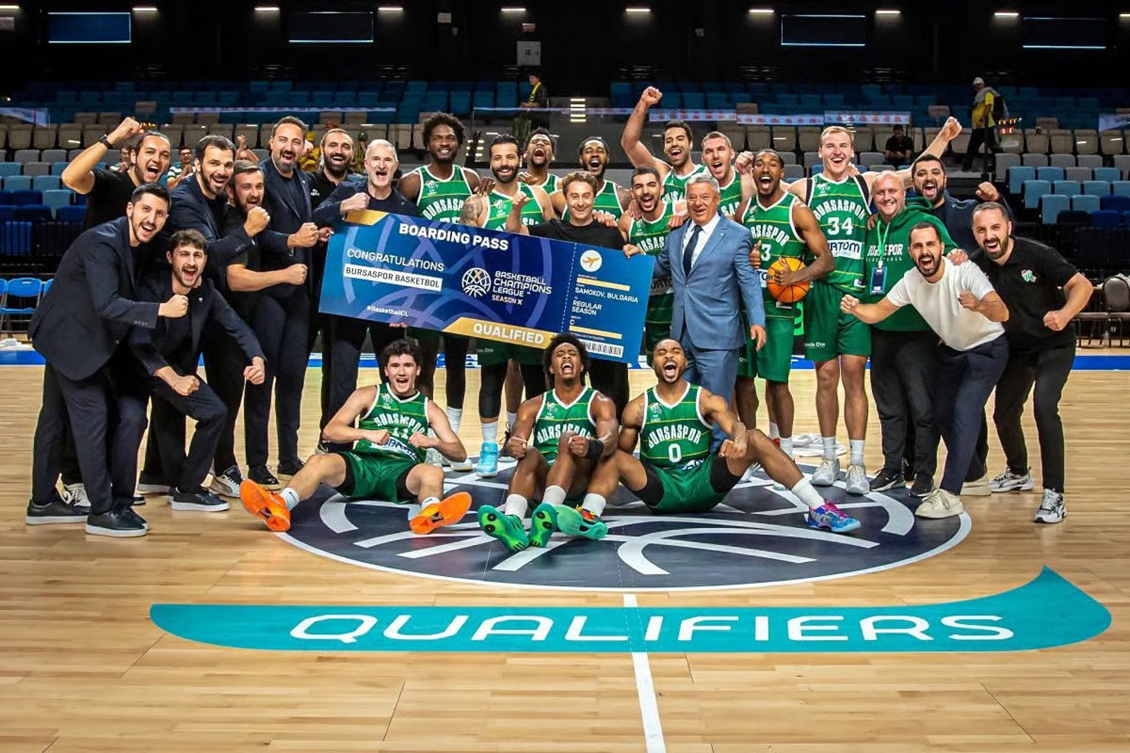Bursaspor Basketbol, FIBA Şampiyonlar Ligi'nde gruplara yükseldi: Gruptaki rakipler belli oldu