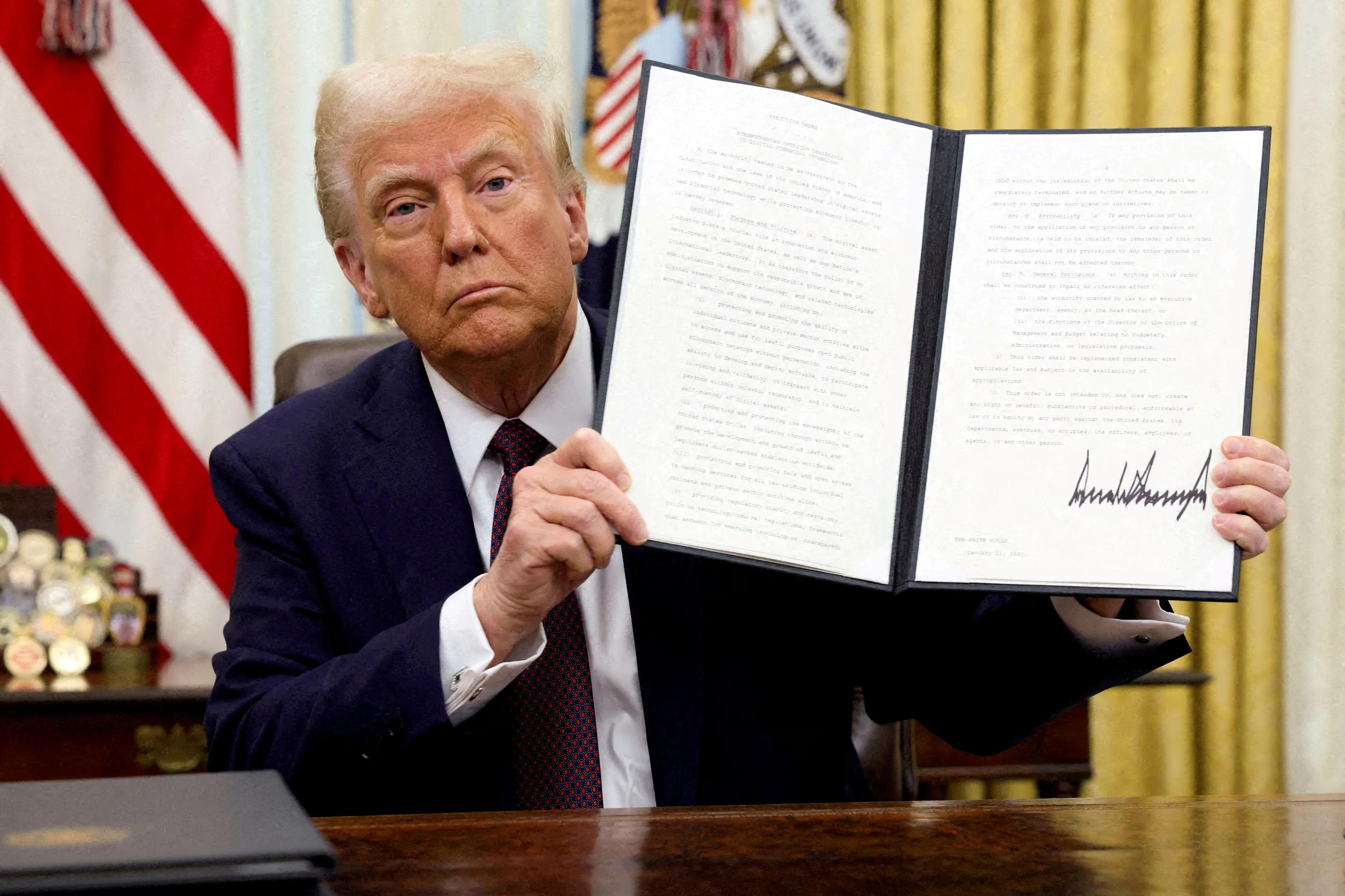 Trump’tan tarihi adım: Kripto para yasasını imzaladı