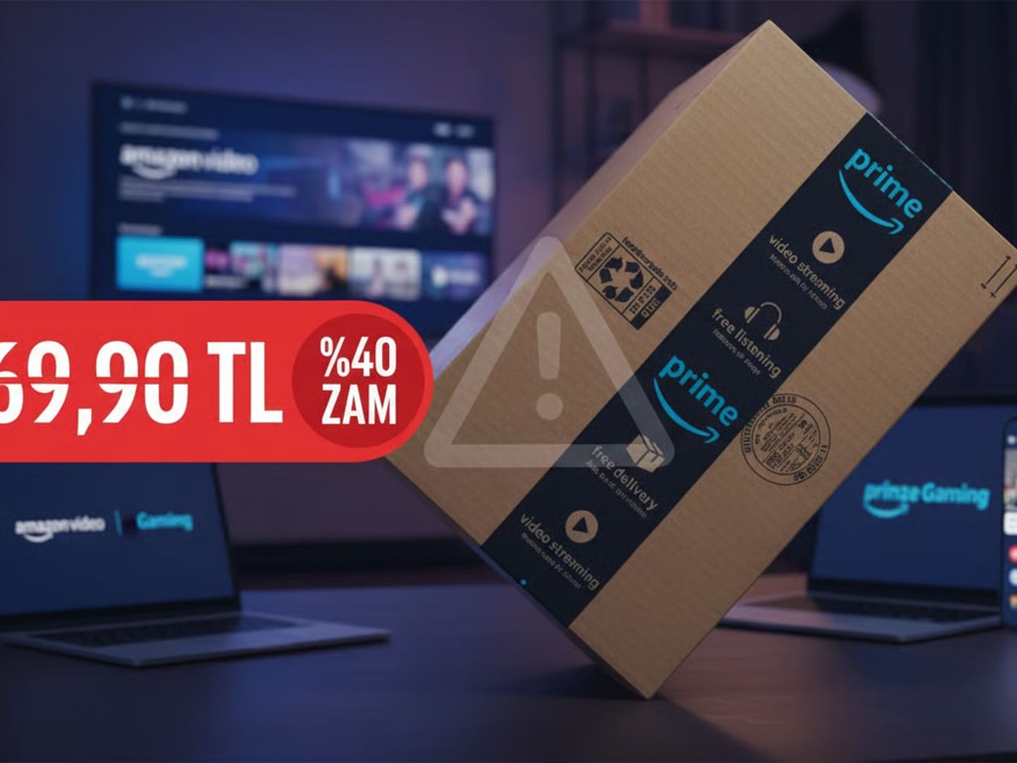 Amazon Prime'a yeni zam geldi